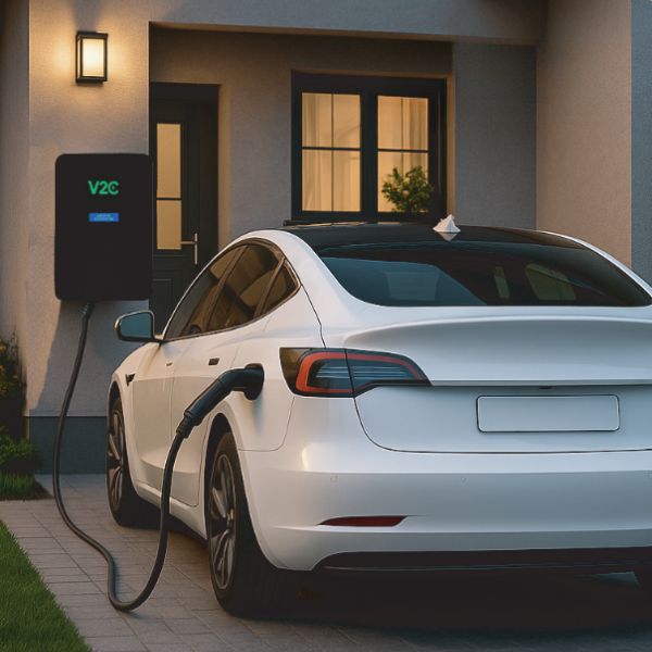 V2C Trydan Charging Tesla